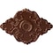 Ekena Millwork Piedmont Ceiling Medallion, Hand-Painted Copper Penny, 37"W x 26"H x 1 3/8"P CM37X26PECPS - alternate 1